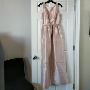 Alfred Sung D489 pearl pink bridesmaids dress